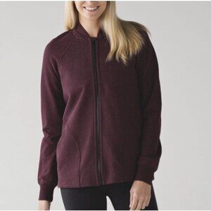 Lululemon Pleat To‎ Street Bomber Jacket Size 4